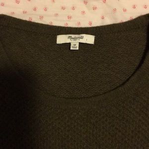 Madewell Olive Green Knit Dress